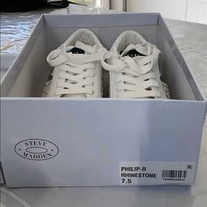 Steve Madden Philip-R Rhinestone Sneakers